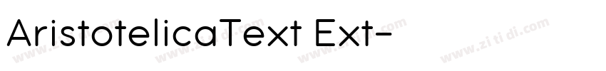 AristotelicaText Ext字体转换